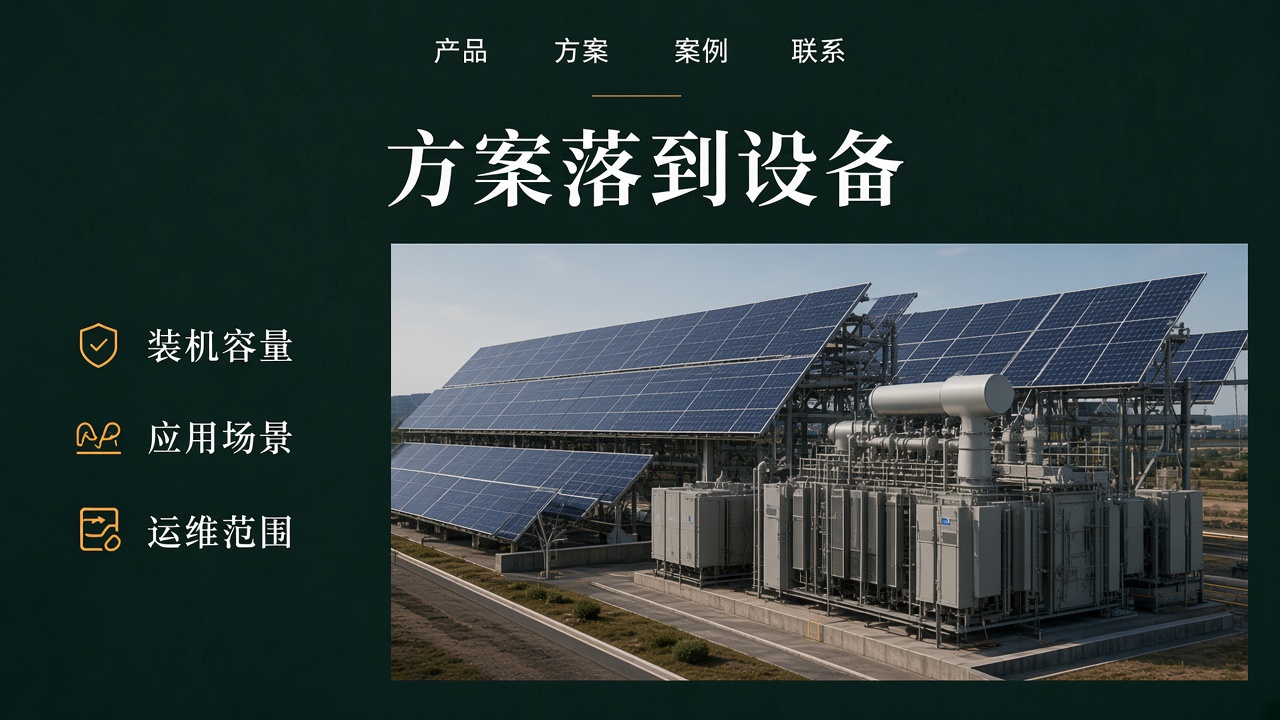 能源工程行业官网首页示意