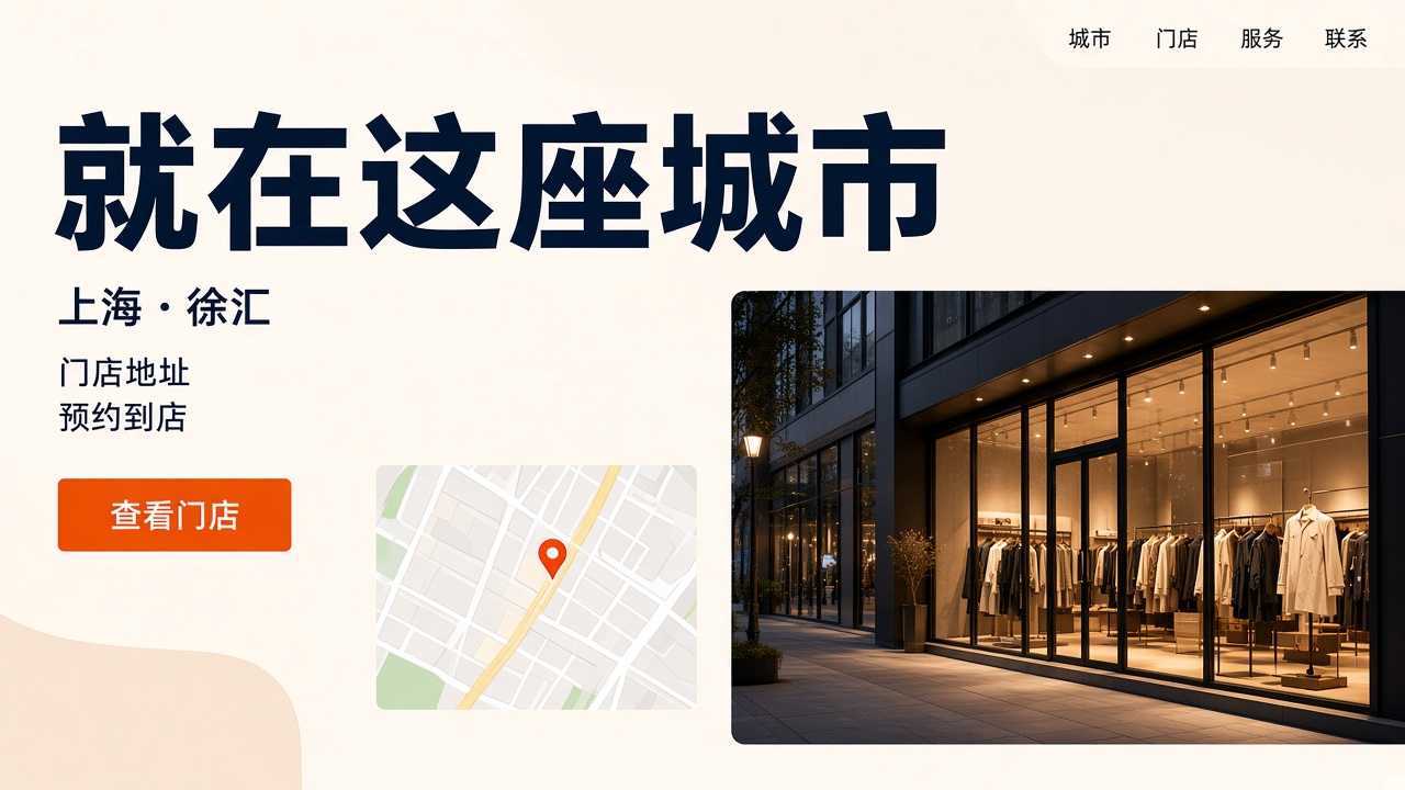 企业官网首页示意